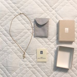 James Avery 14K Gold Methodist Cross 16” necklace